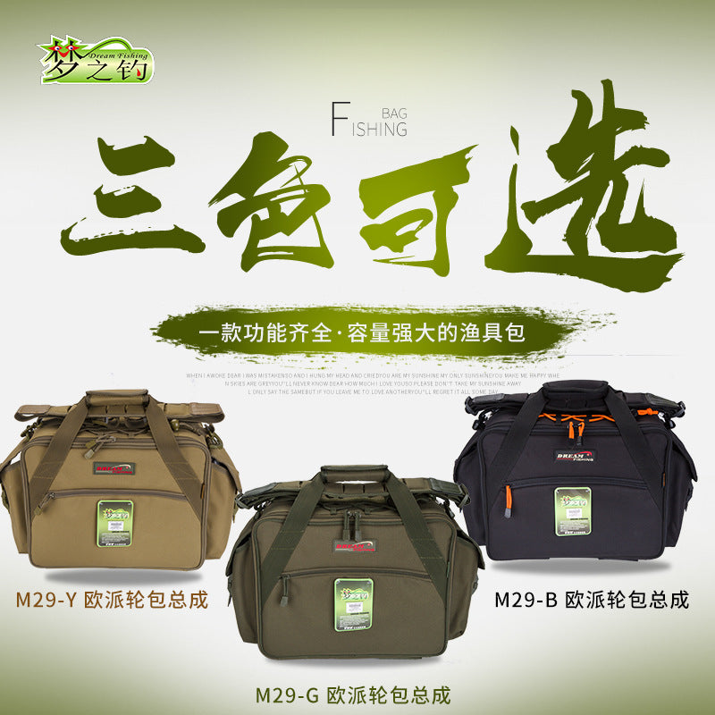 Weihai Mengzhidiao Waterproof Fishing Bag Multi-functional Lure Fishing Tackle Reel Bag