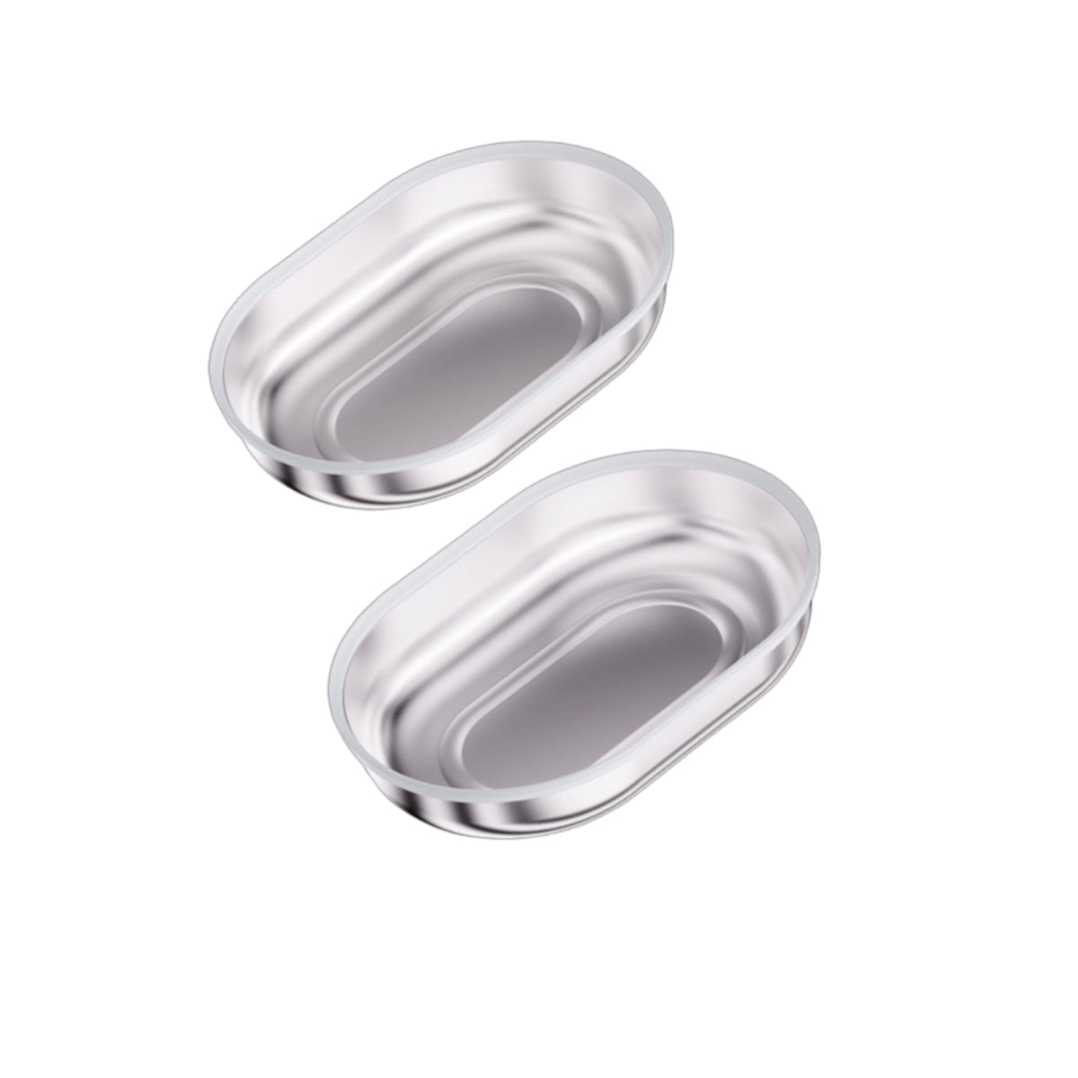 2 Pieces Replacement Bowl Removable Bowls with Mat Easy-to-Clean Feeder for Cat, Small Dogs