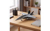 Collectible F/A-18 Model Aircraft Detailed Aircraft Model Static Realistic for Desk, Shelf