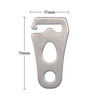 Tent Adjustment Plate Compact Tent Guyline Cord Rope Adjuster Guyline Tensioner for Backpacking