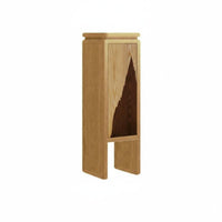 Wabi-Sabi Aesthetic Asymmetrical Shelving Unit Modern Chinese design Tea Sideboard Artistic Design Storage Cabinet Multi-Functional for Interior Designers, Apartment Dwellers, Living Room, Entryway, Hallway, Kitchen