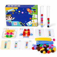 Clamp and Sort Game Fine Motor Skills Soft Ball Sorting Toy Educational