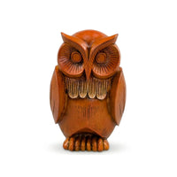 Owl Figurine Resin Owl Statue Rustic for Shelf, Desk, Home Decorators