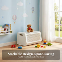 Safe Rounded Corners Rolling Toy Organizer Large Capacity Storage Cabinet Multi-Functional kids' Furniture Stable construction for Toddlers, Boys and Girls, Parents, Playroom, Nursery, Kindergarten, Daycare Center