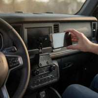 Phone Holder with Clamp Adjustable Car Phone Holder 360-Degree Multi-Joint for Drivers, Road Trips