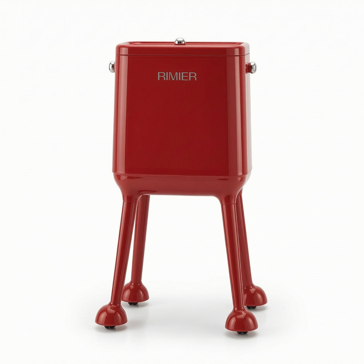 Modern Trash Can with Raised Legs Minimalist Trash Can with Legs Stylish Wastebasket Streamlined for Living Room