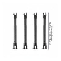 4 Pieces Adjustable Height Camping Wagon Table Support Rod Multi-Functional Wagon Tabletop Support Pole Set for Outdoor, Street Market