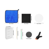 8 in 1 Card Flattening Kit Easy to Use Card Straightening Kit Dust Clear Hobby Accessory