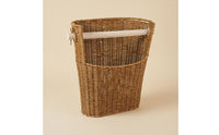 Rattan Toilet Use Paper Holder Slightly Tapered Woven Bathroom Basket Decorative