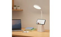Desk Lamp with Pen Holder Touch Control LED Desk Lamp with Phone Stand Table Light Dimmable 3 Color Modes for Students