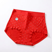 Underwear Women High Waist Plus Size with Bamboo Fiber and Silk Gusset Lining, Moisture Wicking for Daily Wear and Wedding