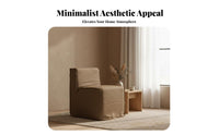 Japanese Aesthetic Design Upholstered Armchair Japanese appearance accent Chair Removable Cover Indoor Seating cleanable textile for Apartment Dwellers, Interior Designers, Living Room, study corner, Bedroom, Home unavailableice
