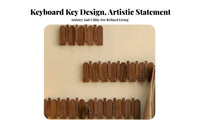 Keyboard Key Hanger Decorative Flip-down Hook Rack Easy to Install for Homeowners