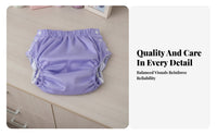 Adjustable Snaps Adult Cloth Diaper Soft Inner Lining Snap Diaper Pant