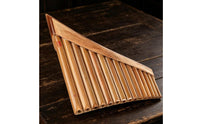 15 Pipe Bamboo Flute Standard Pitch Bamboo Flute Portable Tunable Panpipes for Students, Home Study