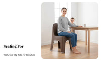 super Thick Short supportrest Stool Anti-Slip Household Seating Nordic and aesthetic Low Chair support supportrest for Beauticians, Technicians, Living Room, Playroom, Bedroom, Bathroom