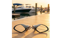 Personal Watercraft Mirrors Streamlined Watercraft Rearview Mirrors Rearview Side Mirror Teardrop-Shaped Glossy