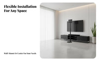 Wall-Hugging Design Floor Speaker Stand Stable Base Surround Sound Speaker Stand Universal Mount Audio Accessory Heavy-Duty Construction for Home Theater Enthusiasts, Living Room