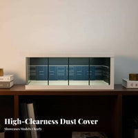 1:64 Scale Car Display Box Dustproof Cover 1/64 Scale Car Garage for Hobbyists
