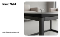 Modern rustic aesthetic and design C-Shaped Snack Table Space-Saving Design Household Furniture Multi-Functional Multifunctional for Apartment Dwellers, off-site Workers, Living Room, Small areas, Bedroom, Home Office