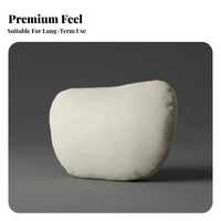 Car Headrest Pillow High-Performance Plant-Based Fiber Filling Suede Car Neck Pillow Automotive Headrest Pillow Er Flatten Nomic