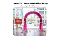 Heart-Shaped Floral Archway Artificial Floral Arrangements Nuptial Arch Arched Shape Detachable Design for Business Owners