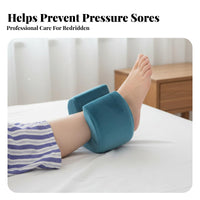 Ankle Raise Pillow Removable Washable Cover Foot Elevator Cushion Pressure Relief Ankle Elevator Pillow for Bedridden Patients, Bed Rest, Hospital