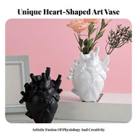 Resin Heart Planter Indoor Outdoor Decor Human Heart Planter Creative Design