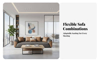 Modern Minimalist Sofa and Coffee Table Combo Executive Design Special-Shaped Couch Set High-End Aesthetic Office Furniture Business Grade for Executives, Clients, Interior Designers, Reception Area, Lobby, Waiting Room
