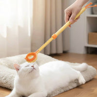 Comfortable Massage Telescopic Feline Massager Interactive Toy Feline Back Scratcher Stick
