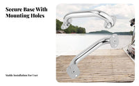 Stainless Steel Grab Handle Aquatic Boat Handrail Boat Handrail Sturdy Construction Bathroom Safety Rail