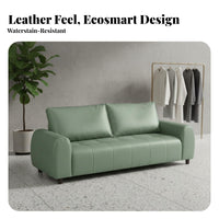 Retro Design 2-Seater Loveseat Light Luxury Black Two-Seater Couch Minimalist Aesthetic Sofa centuryera Modern for Apartment Dwellers, Homeowners, Small Business Owners, Living Room, Office, Boutique, Bedroom