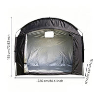 210D Oxford Cloth Cycle Storage Tent Silver-Coated Bike Storage Shelter