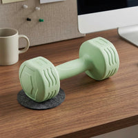2 Pieces Hexagonal Heads Hex Dumbbells Textured Grip Molded Dumbbells Weight Markings Exercise Weights Short Handle for Strength Training, Home Gym