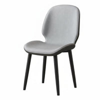 Upholstered Shell Chair Nordic Aesthetic Household Furniture Gold-Tipped Legs