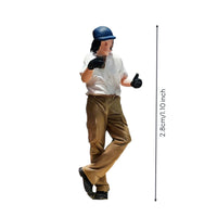 Miniature Male Figurine 1/64 Scale Figure Cute Miniature Diorama Figurines for Collectors