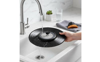 Short-Bristle Vinyl Disc Cleaning Clamp Dense Bristles Disc Cleaning Brush Clamp Tightening Knob Audio Accessory Polished Rim
