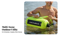 High Buoyancy Outdoor Water Swimming Buoy Multifunctional Outdoor Water Swim Buoy Large Capacity for Triathletes, Camping, Kayaking, Boating