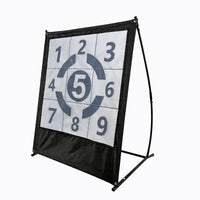 Nine-Hole Pitching Net Portable Nine-Hole Pitching Target Sturdy Baseball Target Net for Home Workouts