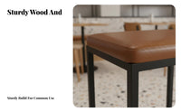 Nordic aesthetic Simple Wooden Dining Set Modern Design Restaurant Table and Chairs Multi-Functional Commercial Furnishing long-lasting Construction for Business Owners, Apartment Dwellers, Fast Food Shop, Cafeteria, Kitchen, morning dining area