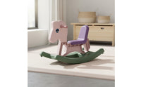 Multifunction Ride Toy Cognitive Training Easy to Move Rocking Horse for Children