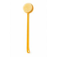 Soft-Bristled Bath Brush with Long Handle Nylon Back Scrubber with Long Handle Sturdy Detachable Shower Brush Portable for Adults