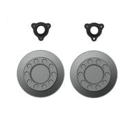 Wheel Hub Cap with Screws Fast-Release Wheel Center Cover Screws Silver Finish Fasteners for Hobby Builders