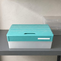 Hard Box Rectangular Flip-Open Lure Box Removable Dividers Gear Organizer