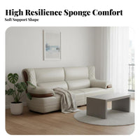 L-Shaped Chaise Sofa Italian design L-Shaped Chaise Sectional Nordic Aesthetic Living Room Furniture for Families, Homeowners, Lounge Area, Studio