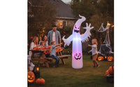 Inflatable Inflatable Ghost Spooky Inflatable Ghost with Pumpkin Freestanding Outdoor for Indoor
