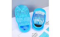 Shower Foot Scrubber Slipper Hands Washing Exfoliating Foot Brush Slipper for Washroom
