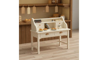 Miniature Display Cabinet Desk Lightweight Dollhouse Study Desk Composition Toy Furniture