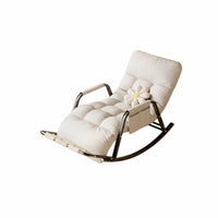 Reclining Function Rocking Recliner with Footrest Adjustable Backrest Design Recliner Sturdy Frame Lounge Chair Overstuffed Cushions for Couples, Homeowners, Balcony, Bedroom, Reading Nook, Home Office