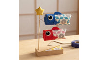 Japanese Carp Streamer Handcrafted Carp Windsock Piscine Keepsake-Shaped Windsock